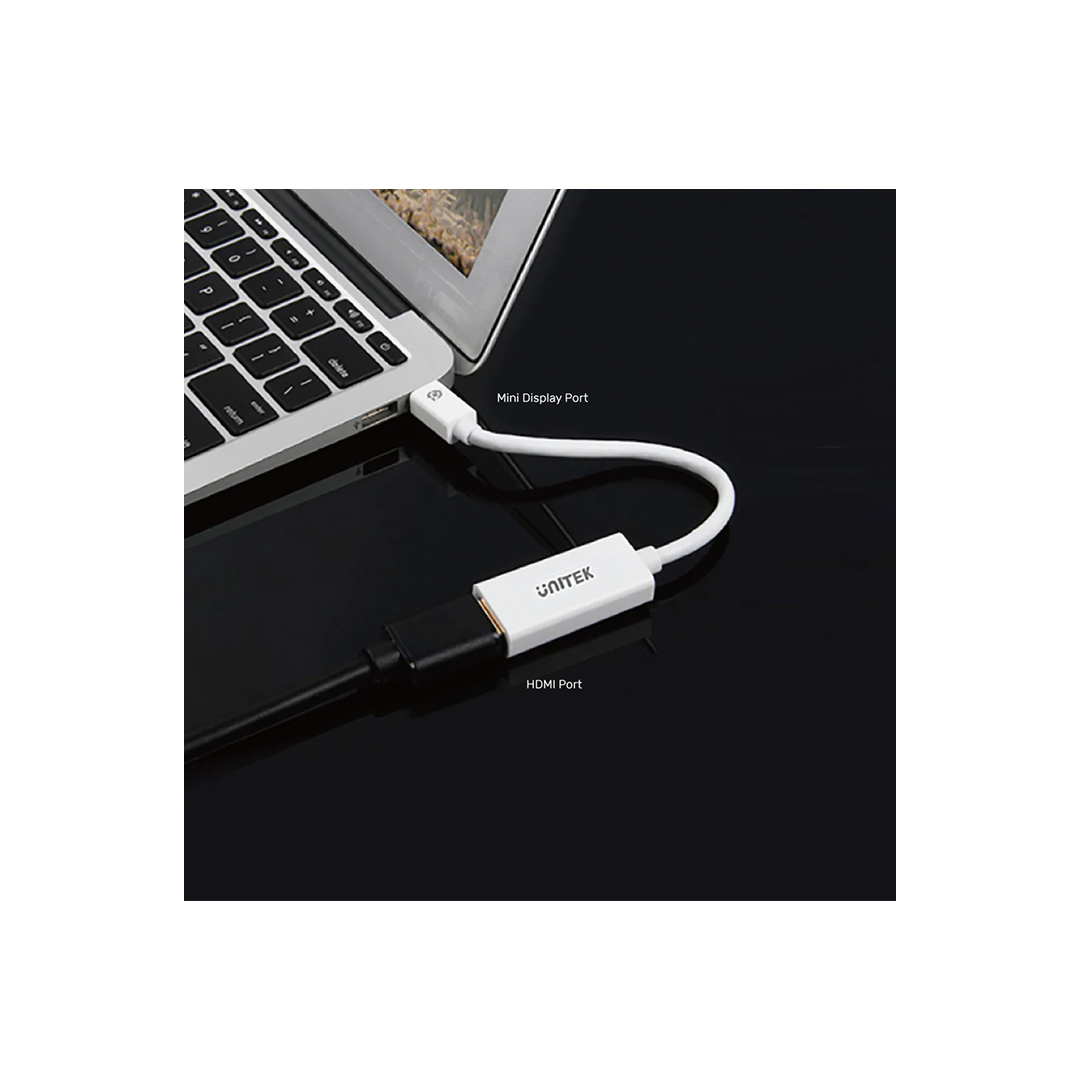 Unitek 4K 30Hz Mini DisplayPort to HDMI 1.4 Adapter in Qatar Unitek 4K 30Hz Mini DisplayPort to HDMI 1.4 Adapter in Qatar